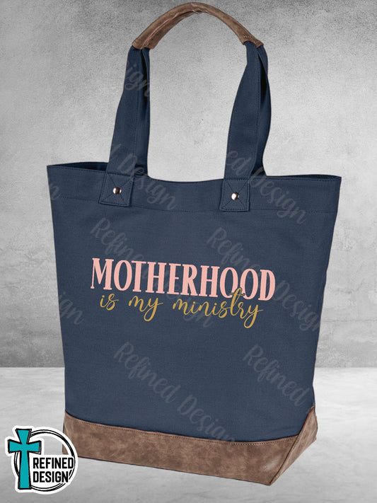 “Motherhood is my Ministry” Resort Tote Bag