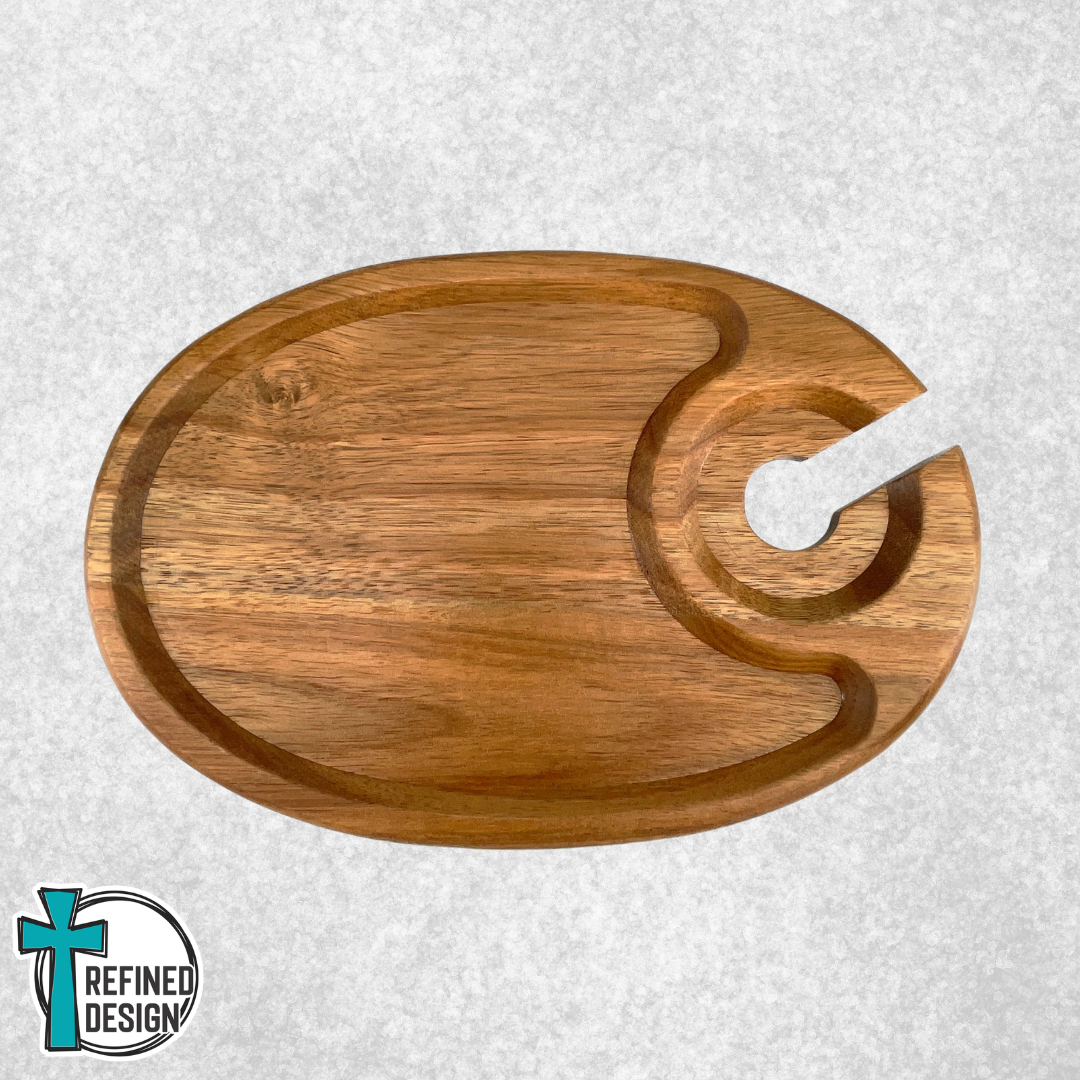 Simply Acacia Appetizer Tray