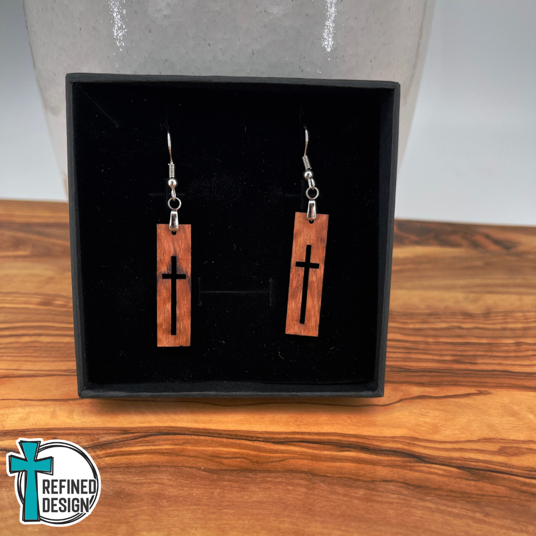 Steadfast Path Rosewood Earrings