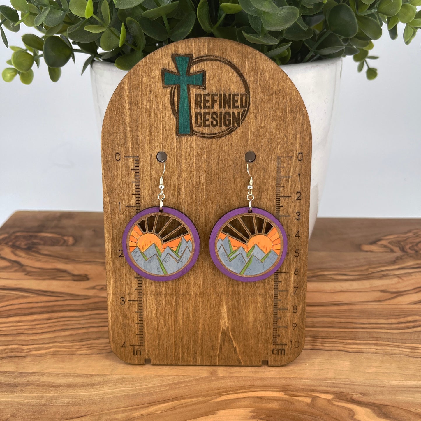 Violet Horizon Earrings