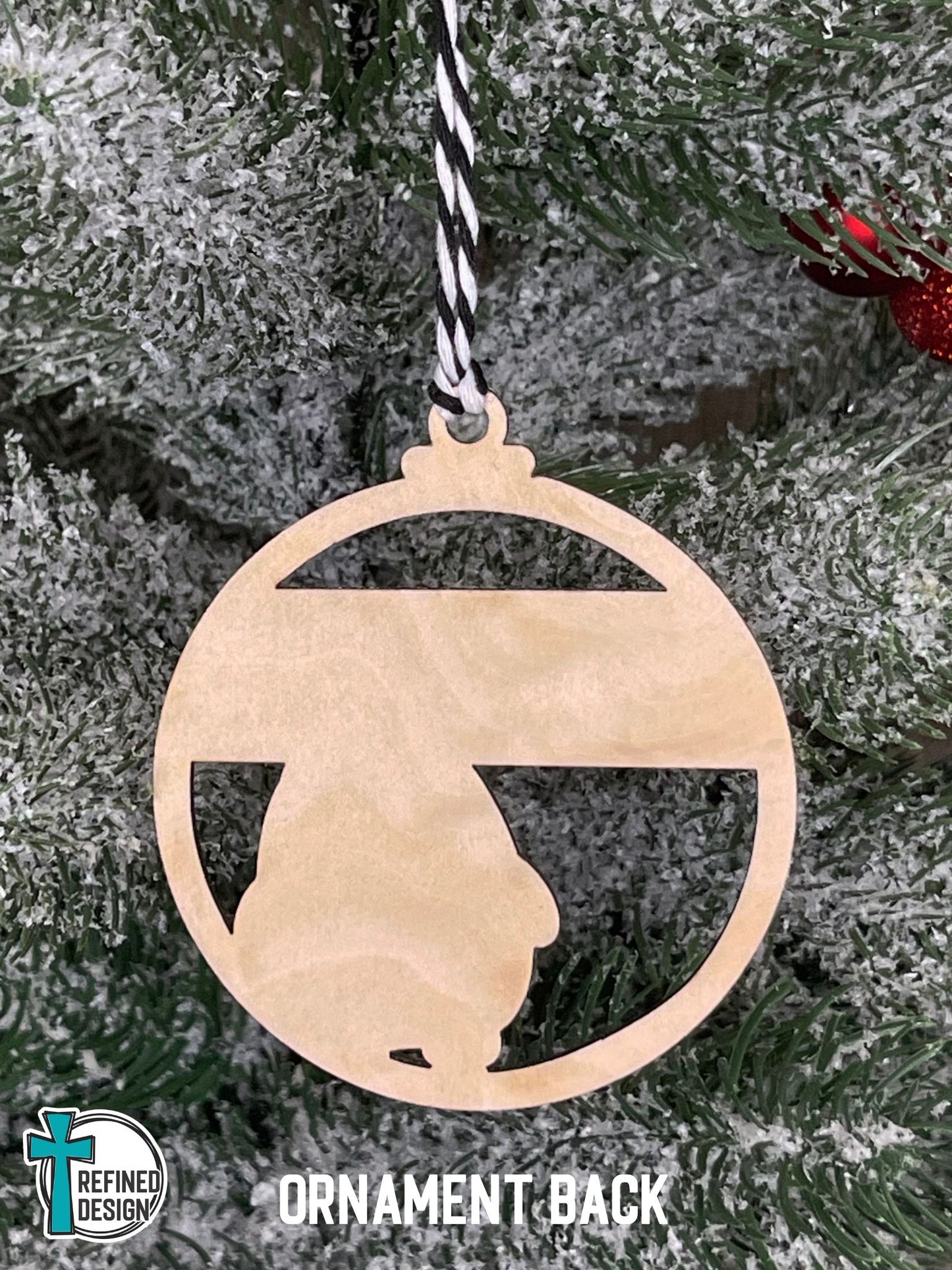 Personalized Winter Penguin Ornament