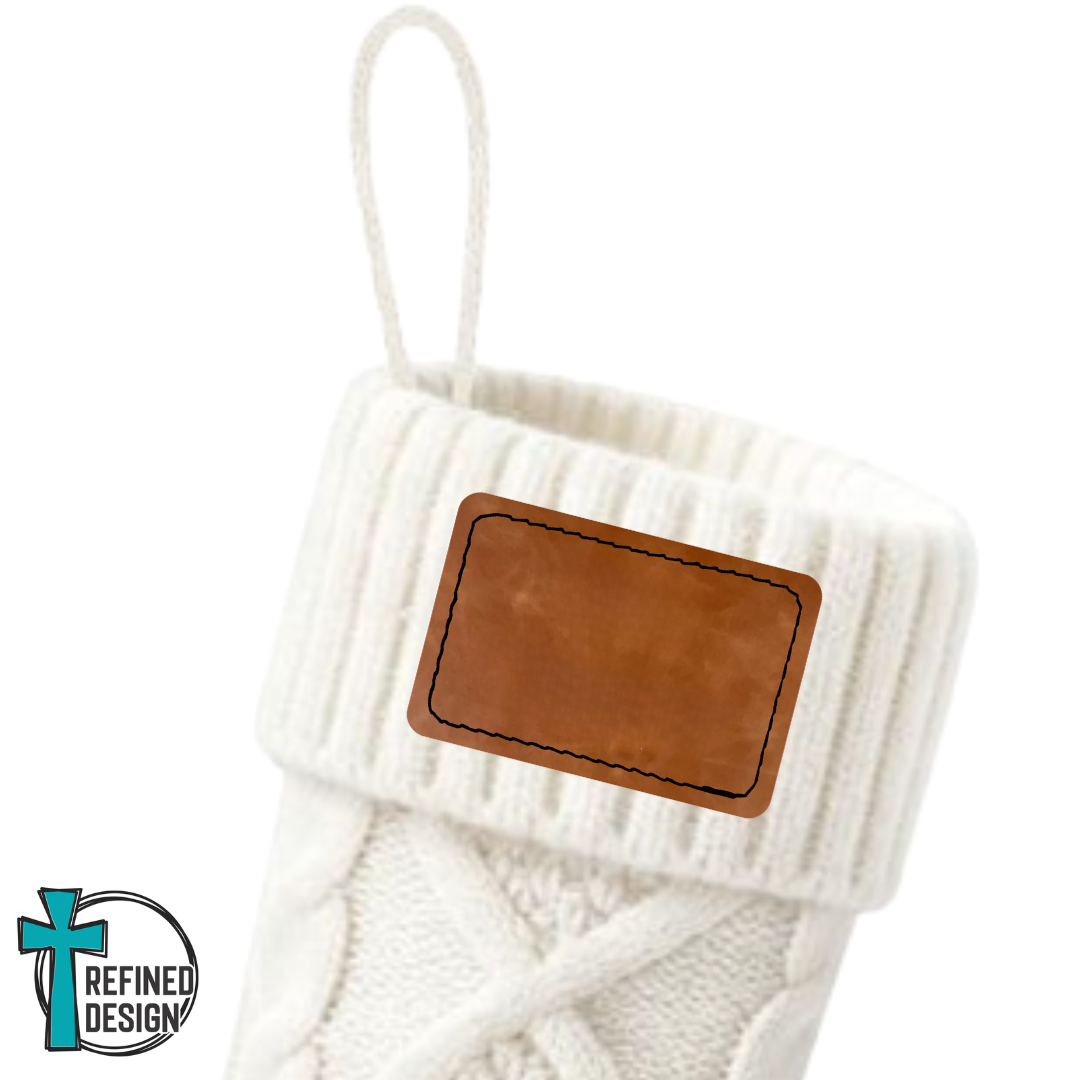 Heirloom Ivory Knit Christmas Stocking