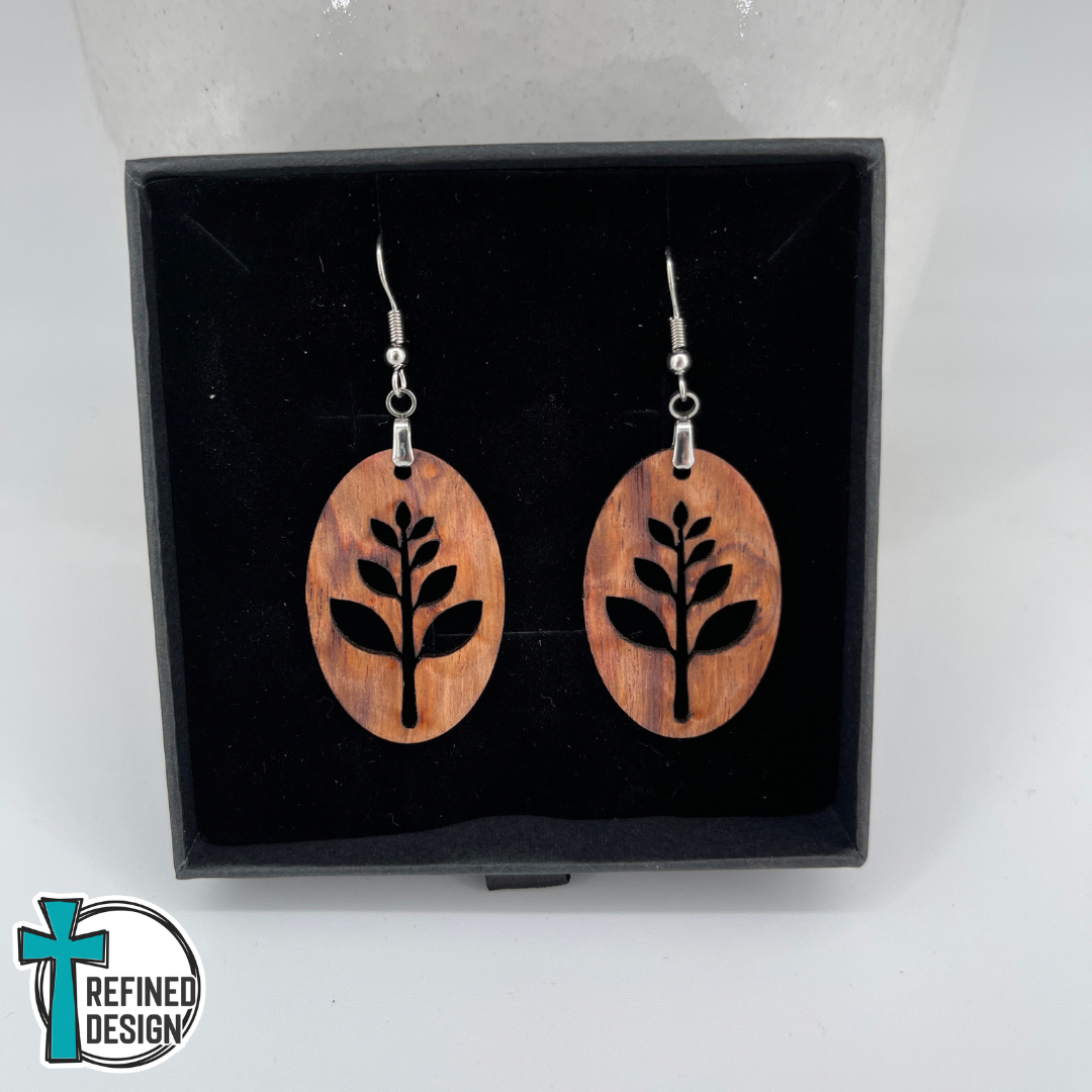Garden Keepsake Rosewood Earrings