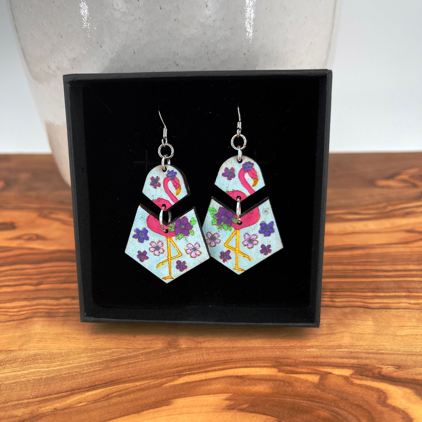 Flamingo Garden Party Earrings