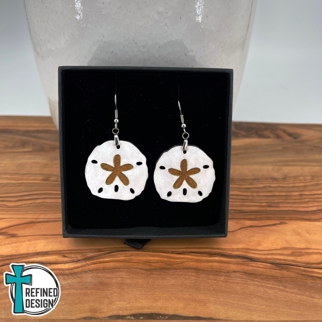 Treasured Tides Sand Dollar Earrings