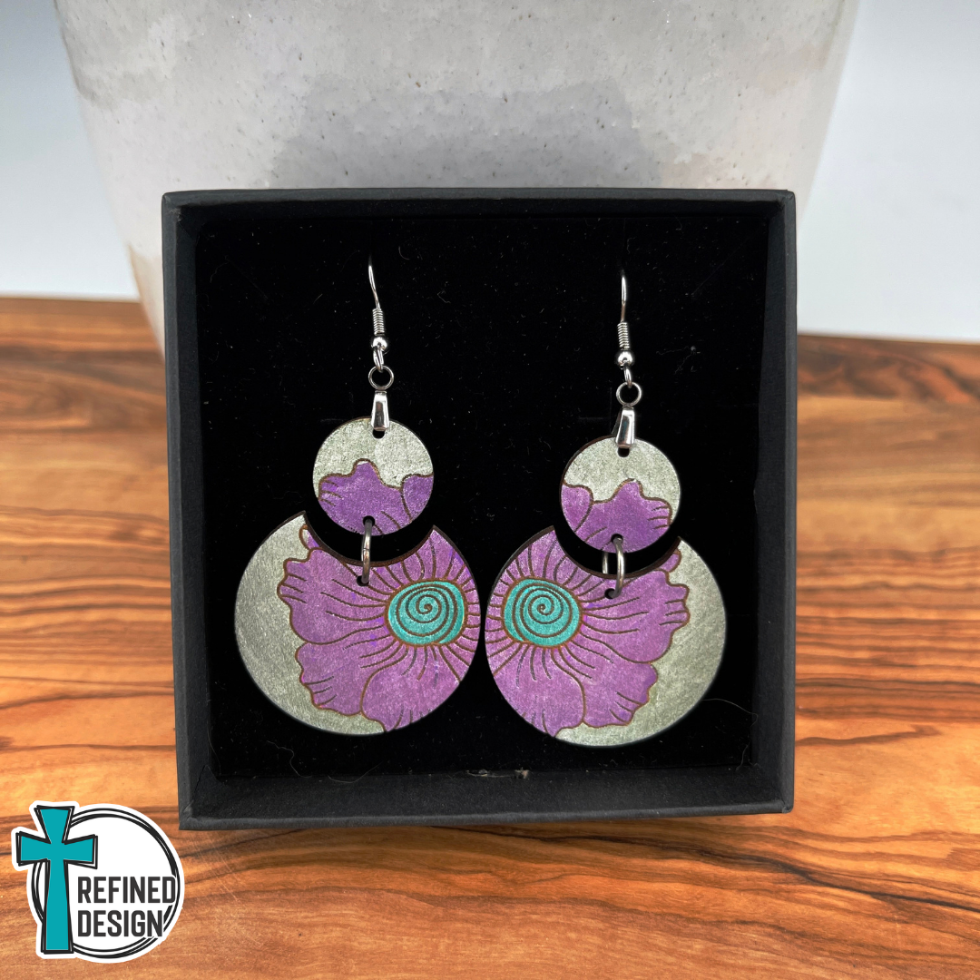 Amethyst Whimsy Earrings