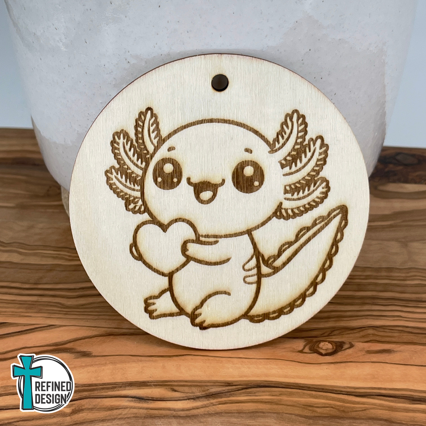Axo-Lotl Love DIY Round