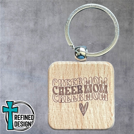 “Cheer Mom” Keychain