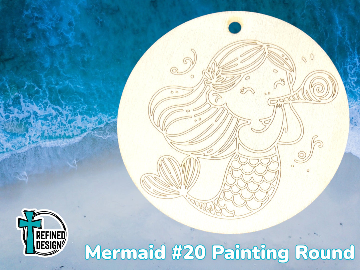 Mermaid #20 DIY Craft Round