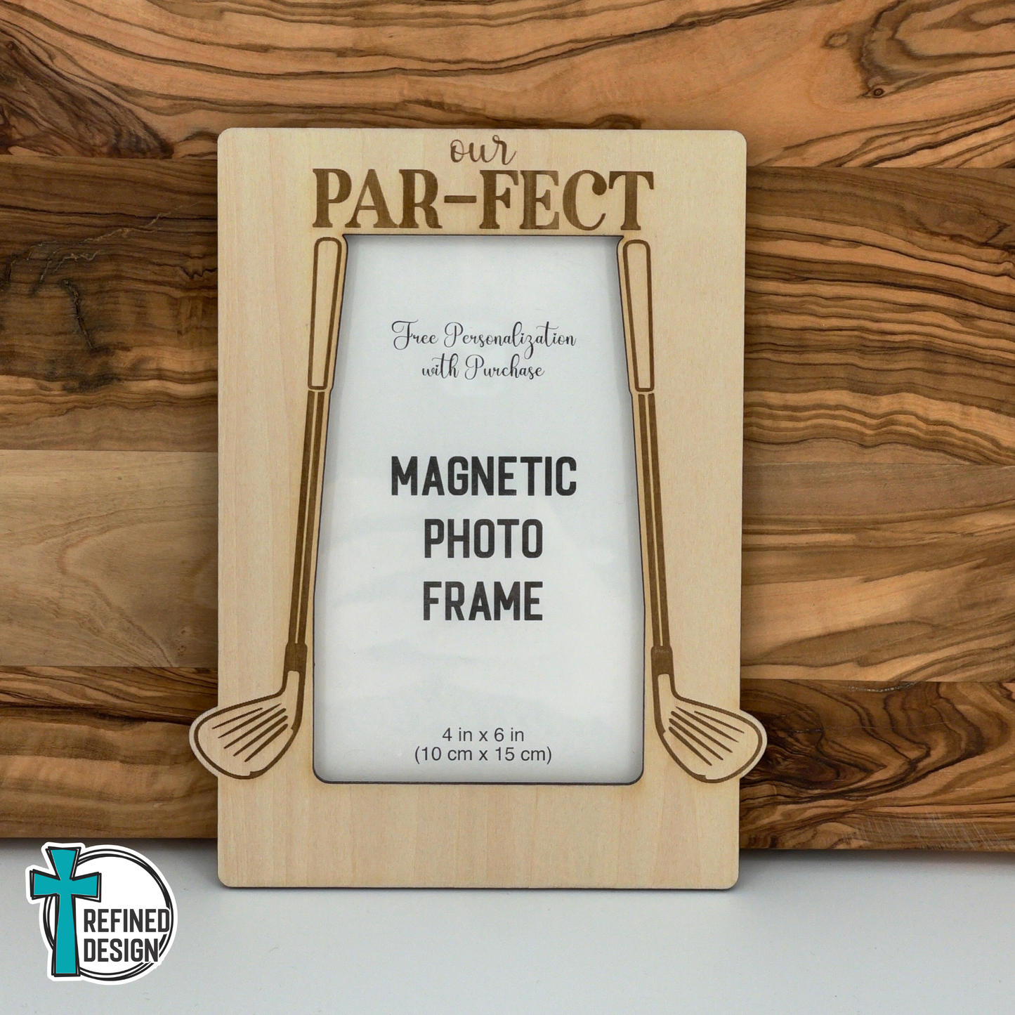Par-Fect Shot Personalized Magnetic Photo Frame