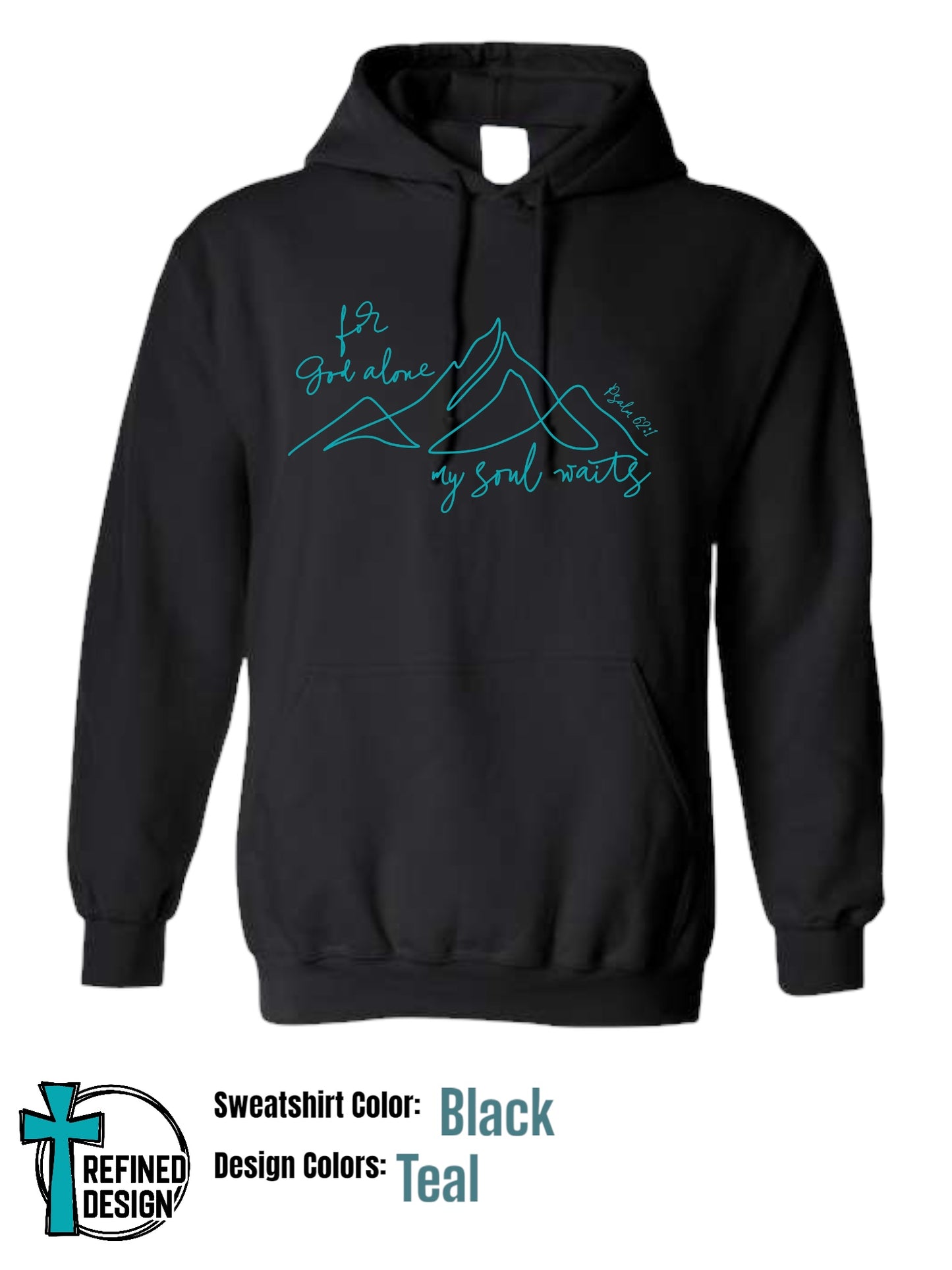 “For God Alone” Black Hooded Sweatshirt