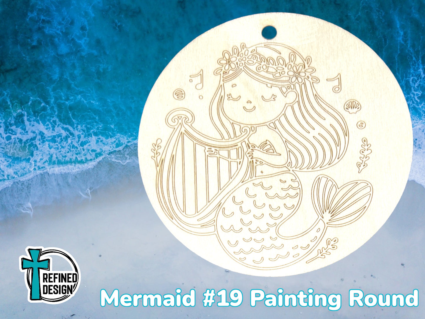 Mermaid #19 DIY Craft Round