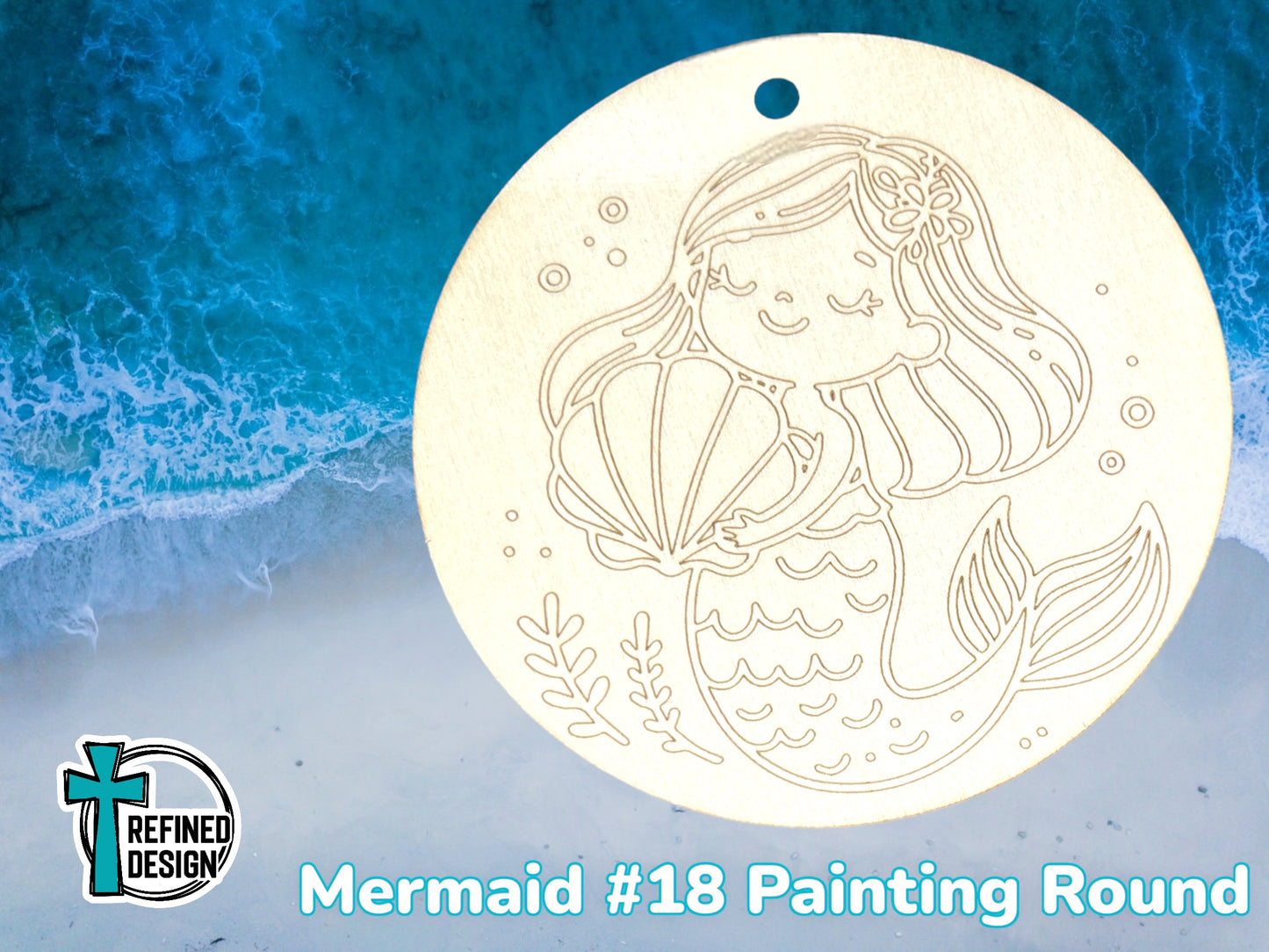 Mermaid #18 DIY Craft Round
