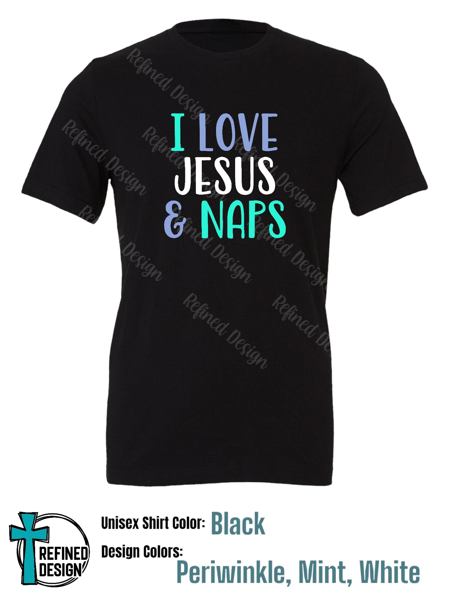 “I Love Jesus & Naps” T-Shirt