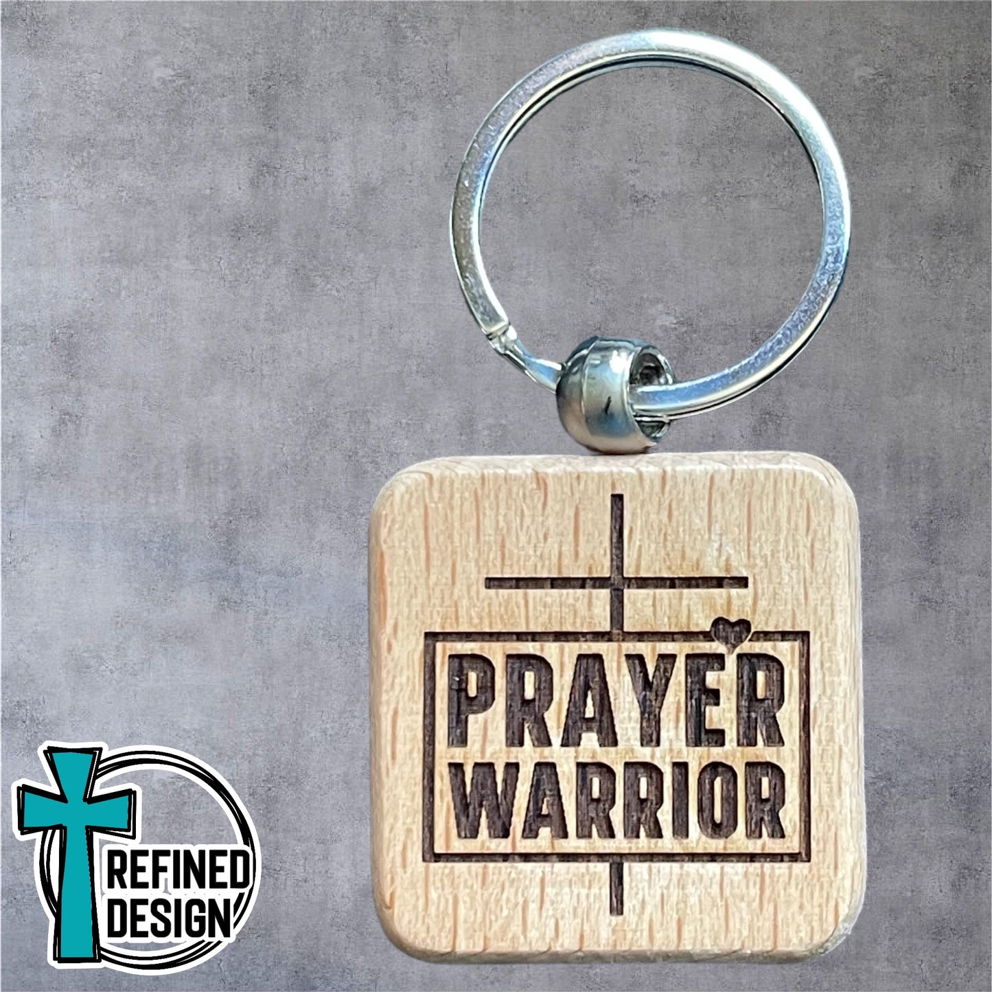 “Prayer Warrior” Keychain