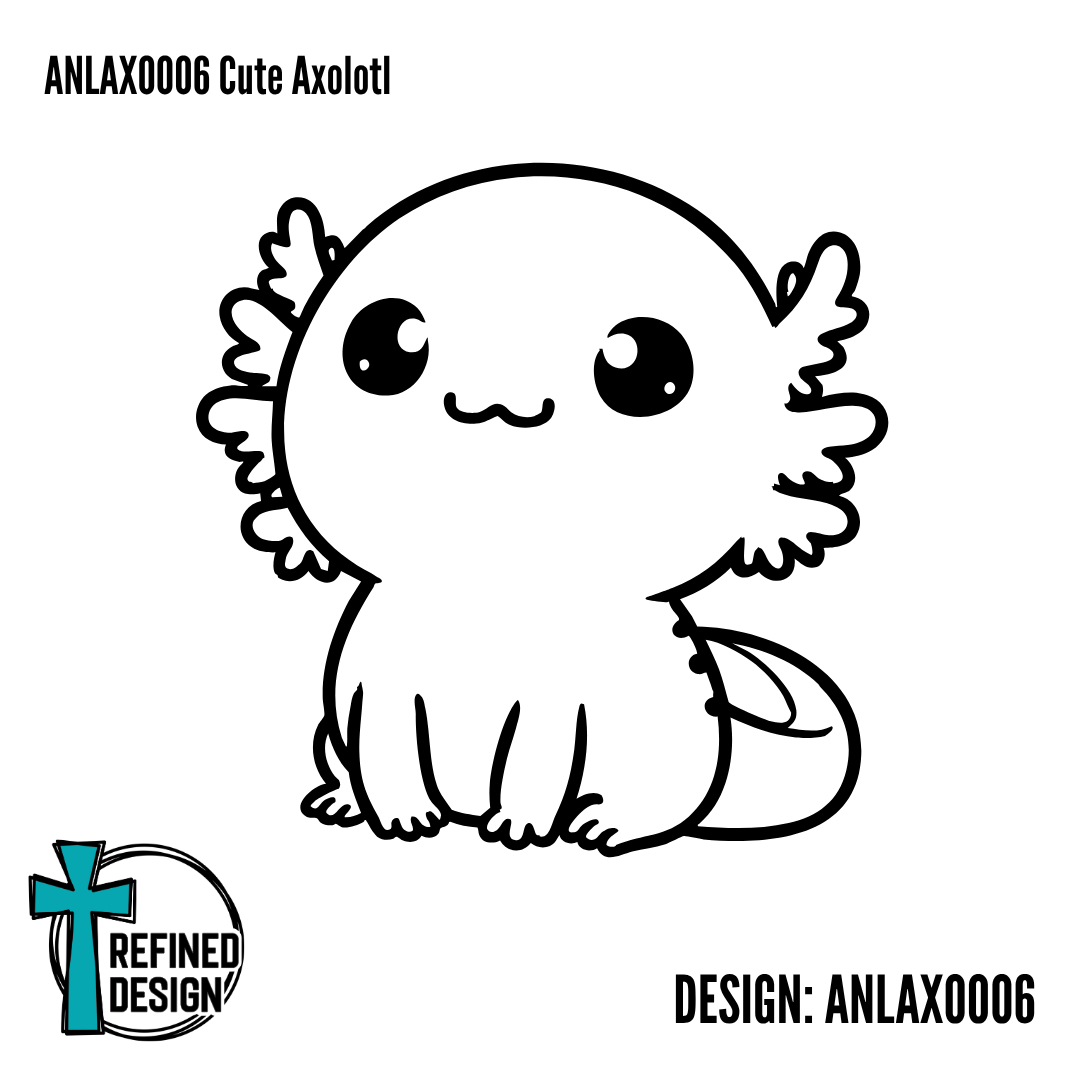 ANLAXO006 Cute Axolotl