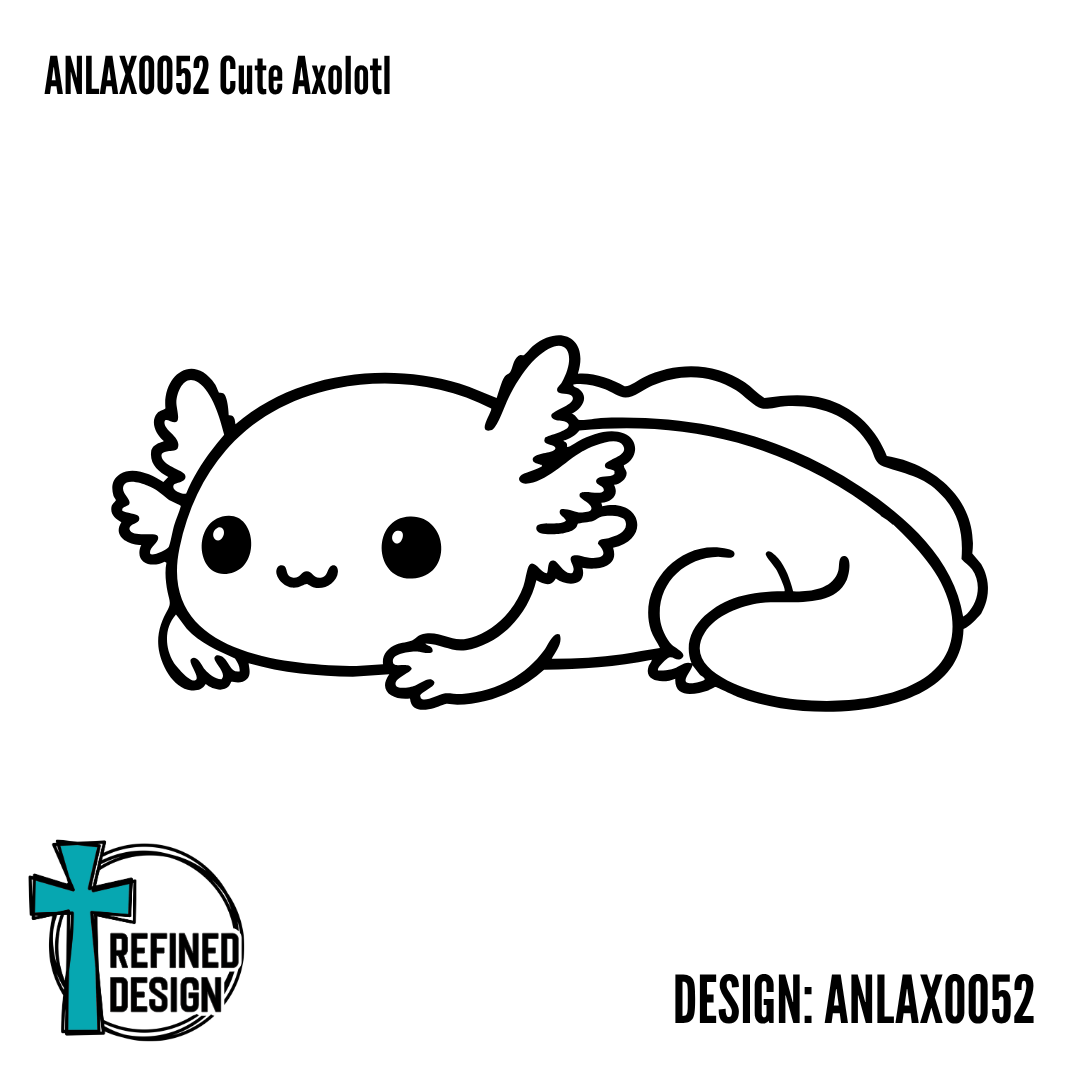 ANLAXO052 Cute Axolotl