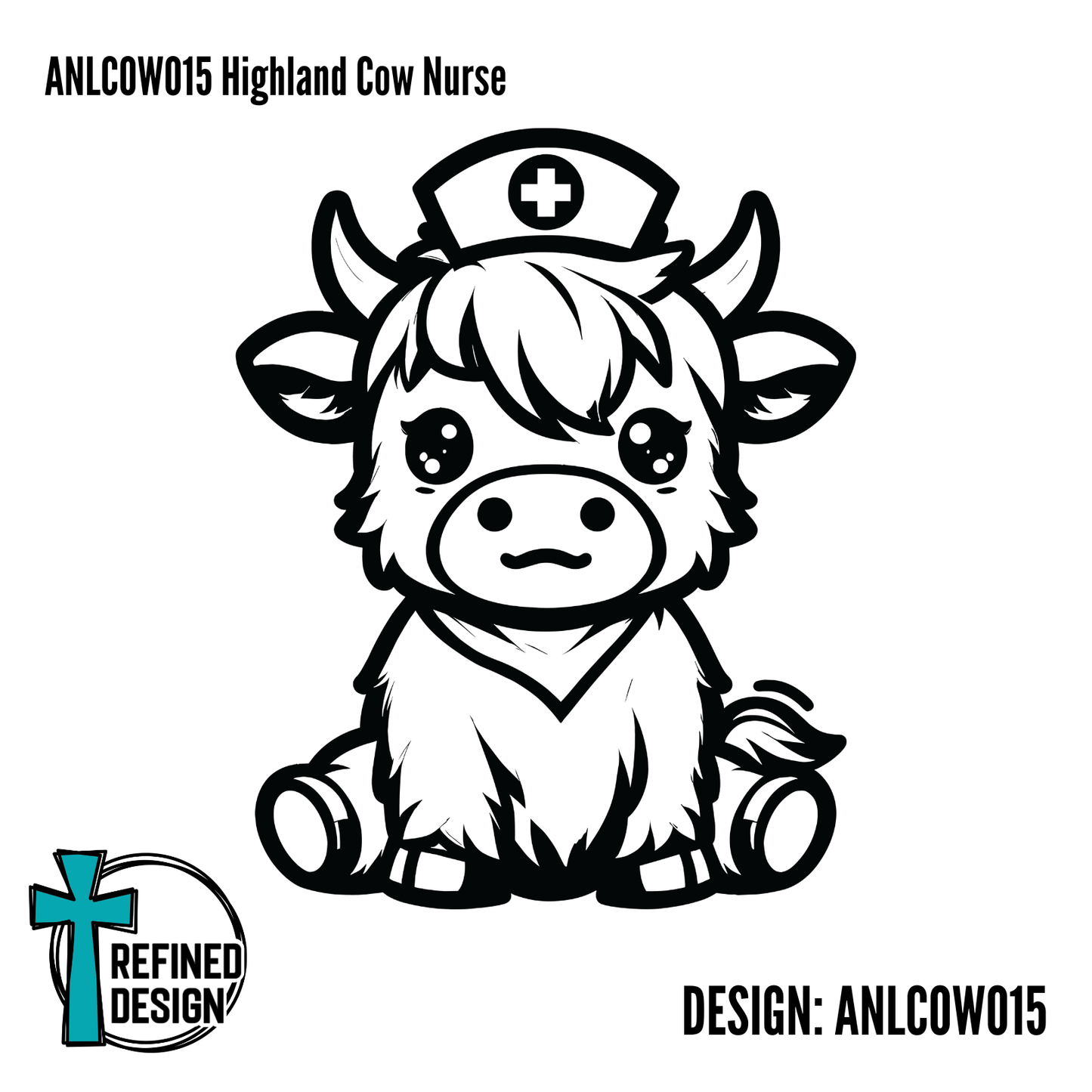 ANLCOW015 Highland Cow Nurse