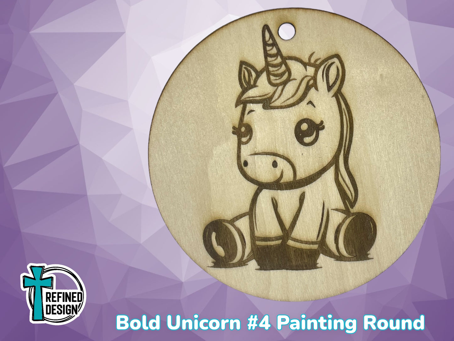 Bold Unicorn #4 DIY Craft Round