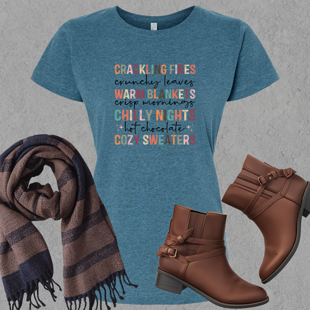 Cozy Fall Vibes Ladies Tee