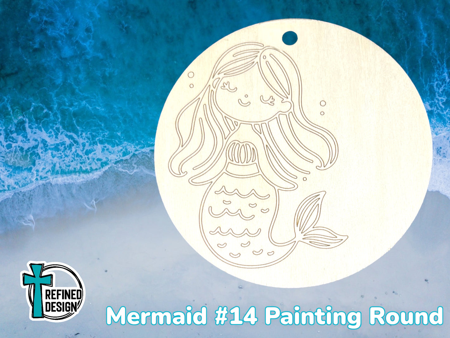 Mermaid #14 DIY Craft Round