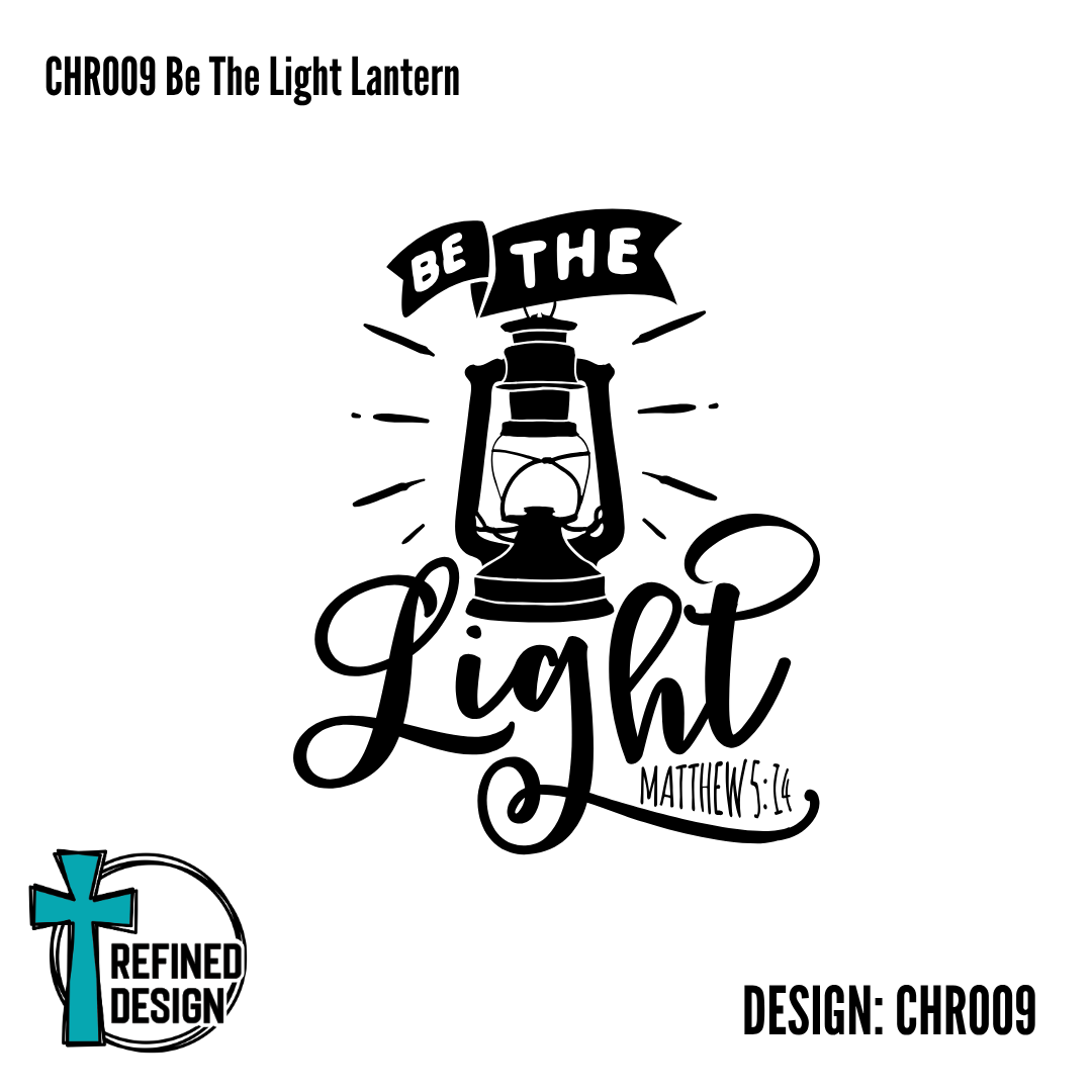 CHR009 Be The Light Lantern