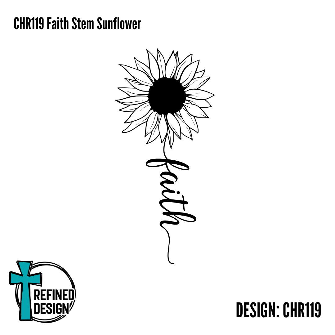 CHR119 Faith Stem Sunflower