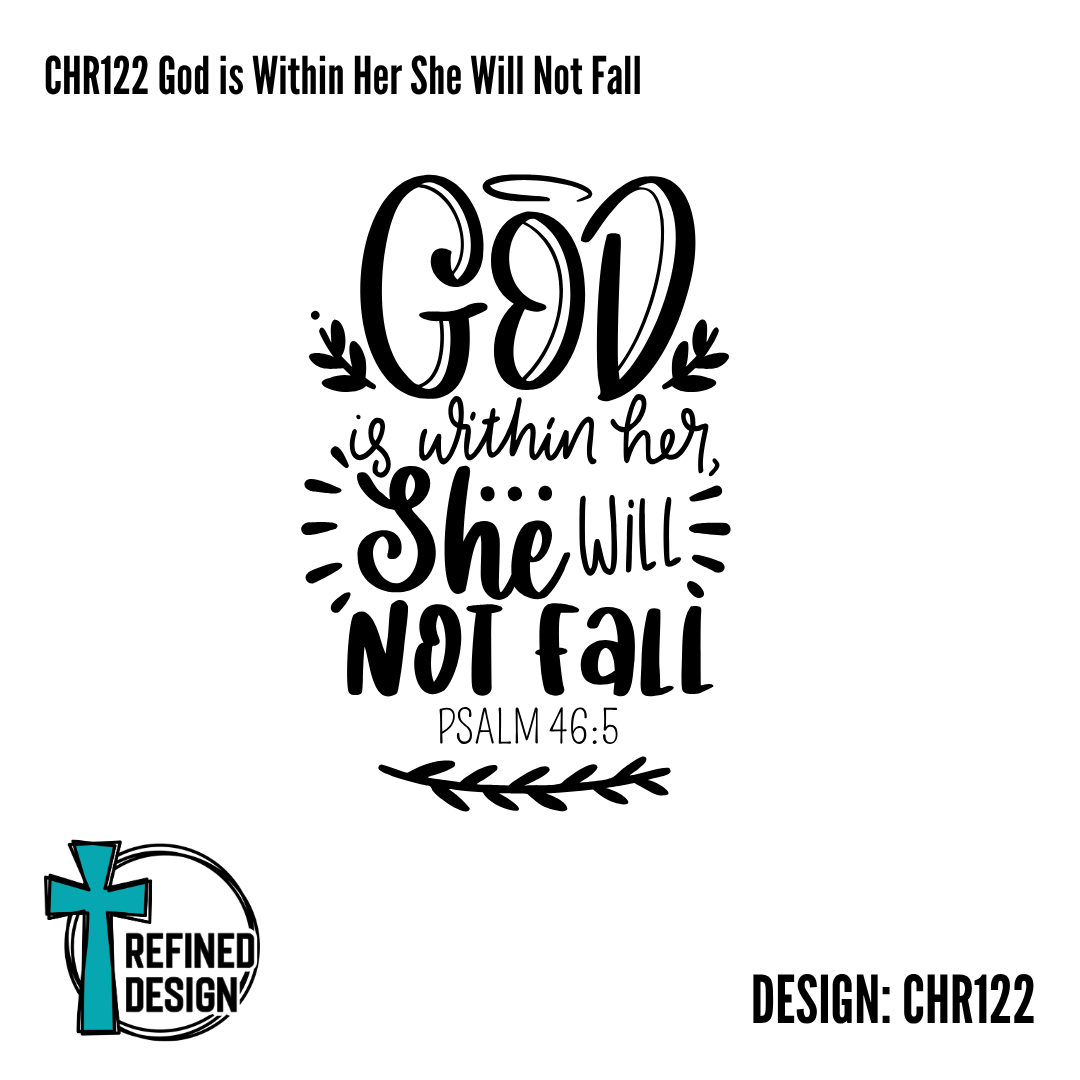 CHR122 God is Within Her She Will Not Fall