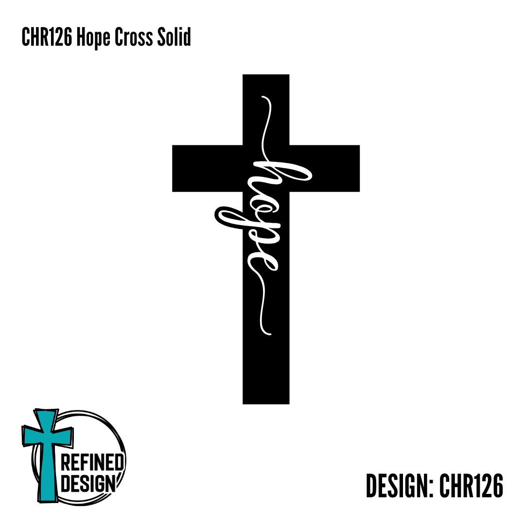 CHR126 Hope Cross Solid