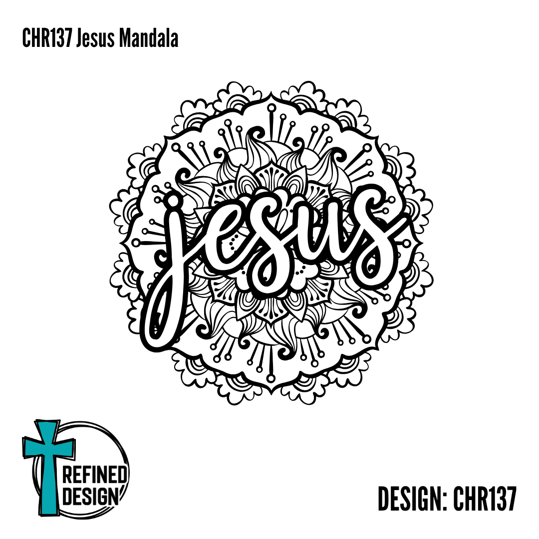 CHR137 Jesus Mandala