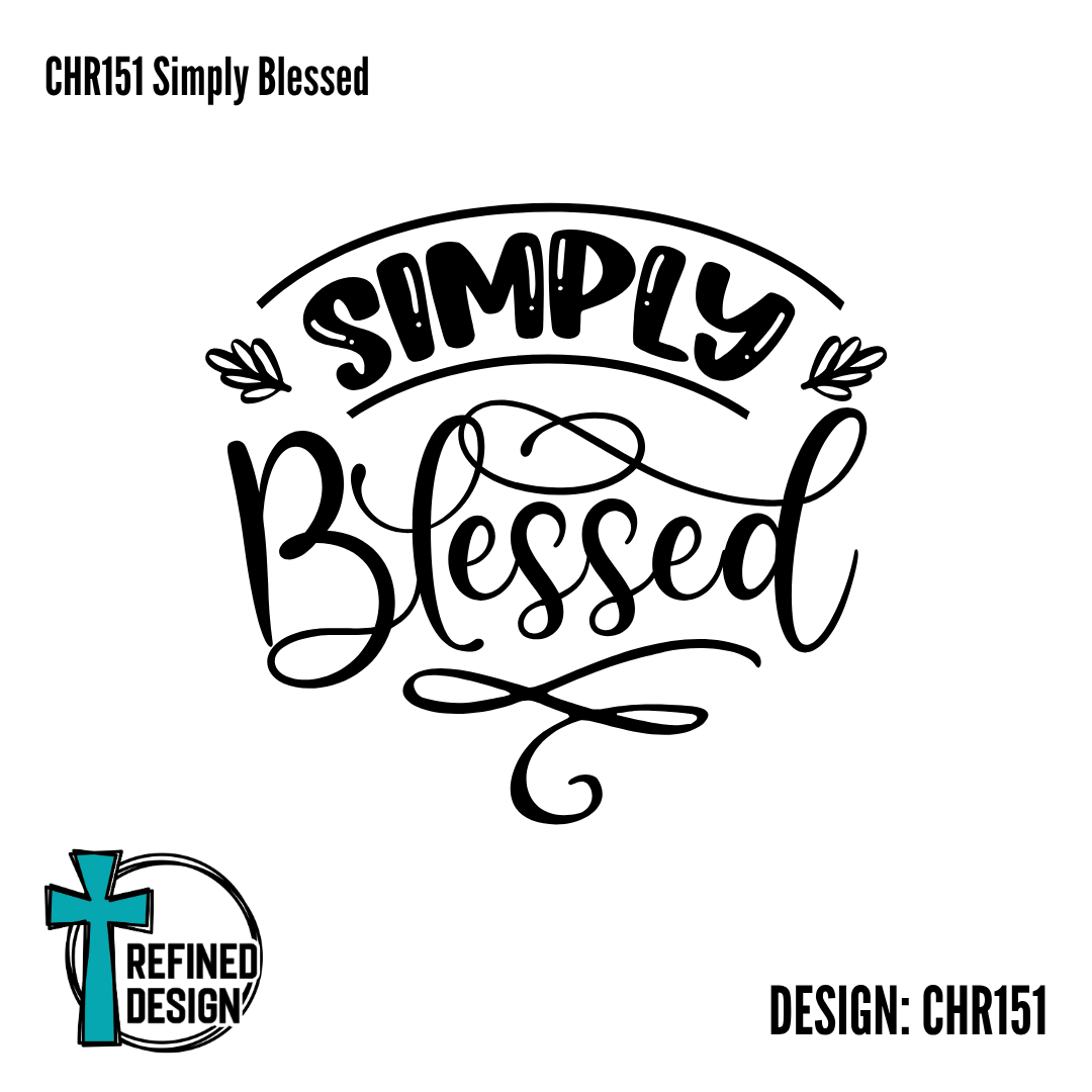 CHR151 Simply Blessed