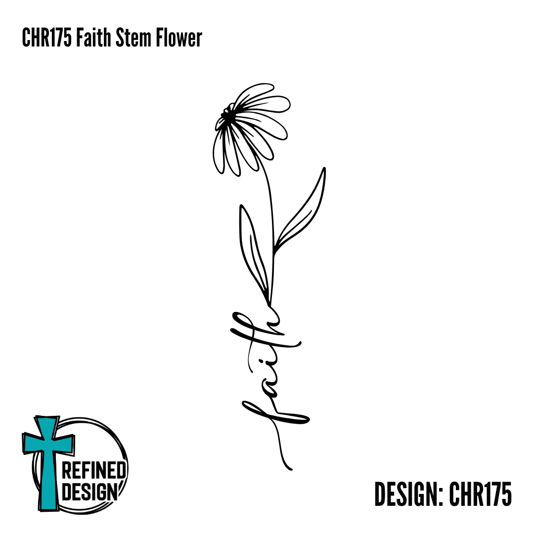 CHR175 Faith Stem Flower
