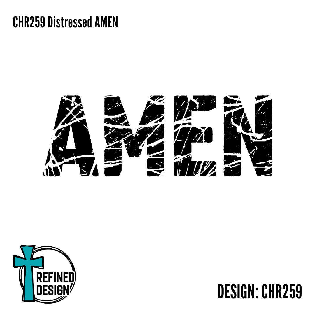 CHR259 Distressed AMEN