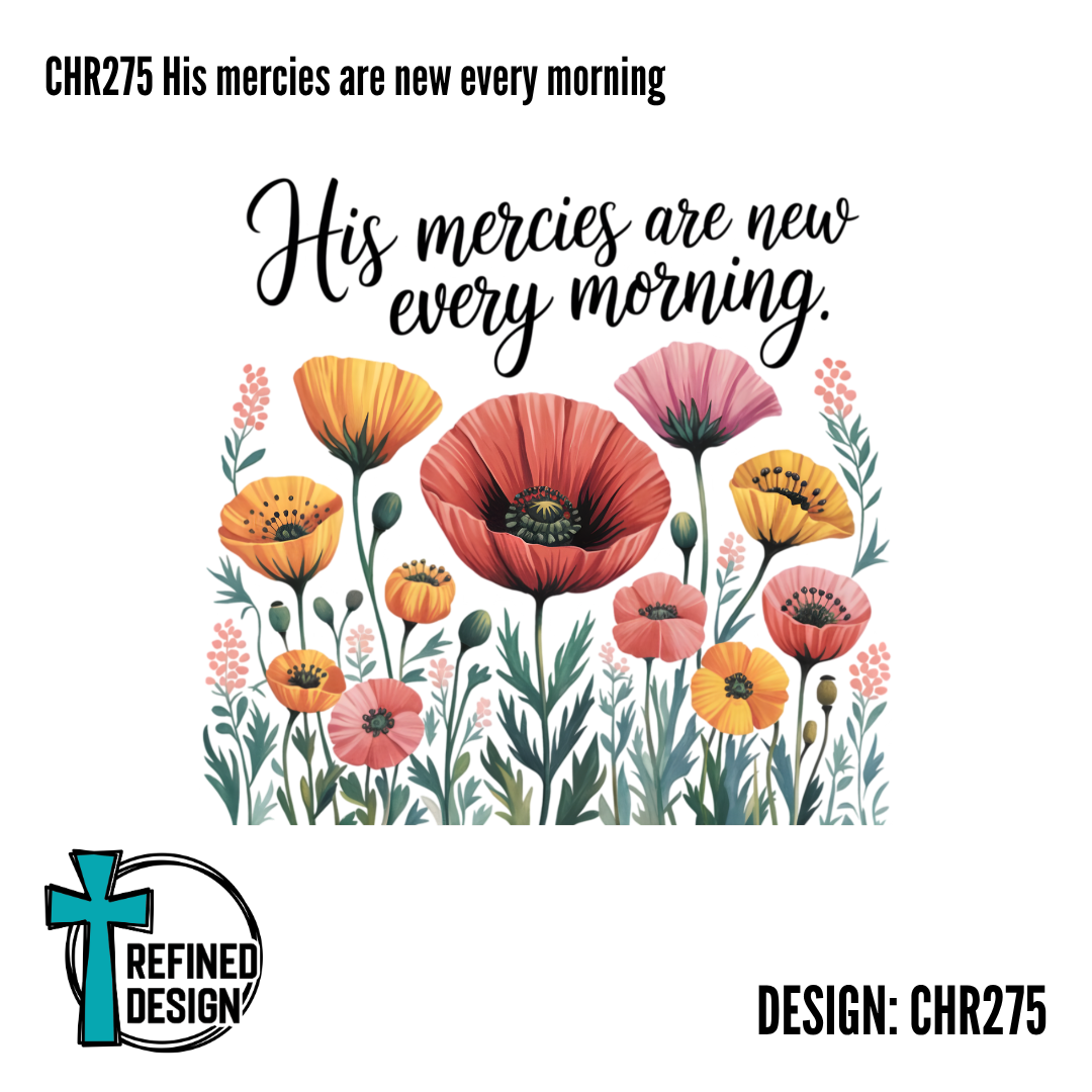 CHR275 His mercies are new every morning
