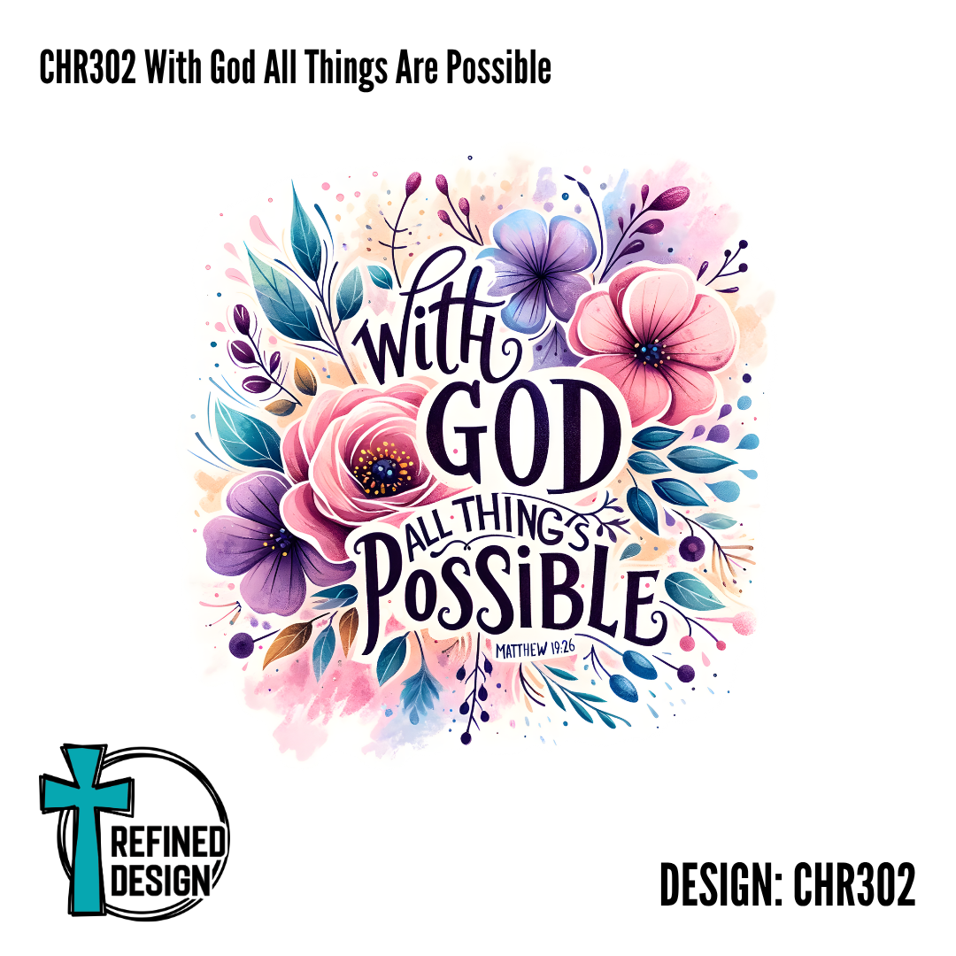 CHR302 With God All Things Are Possible