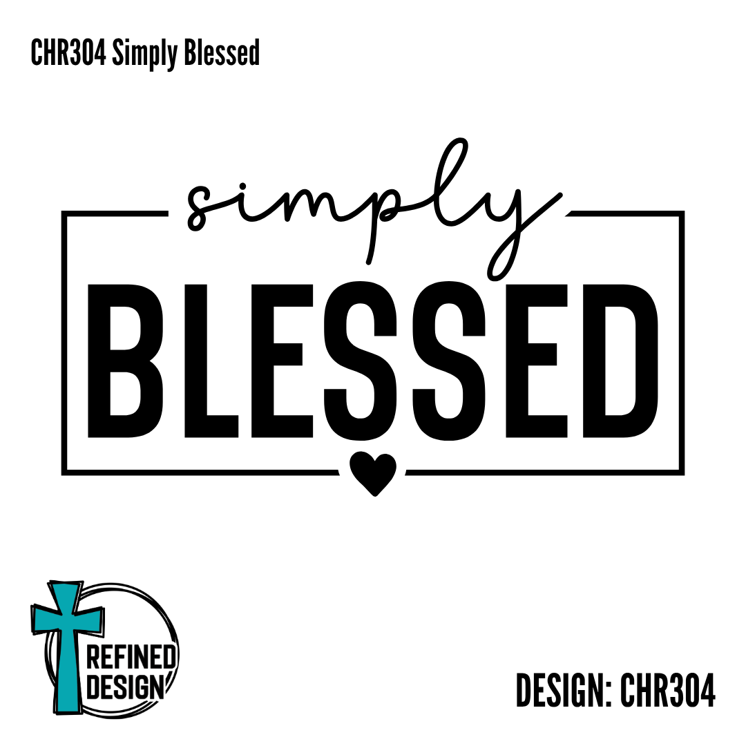 CHR304 Simply Blessed