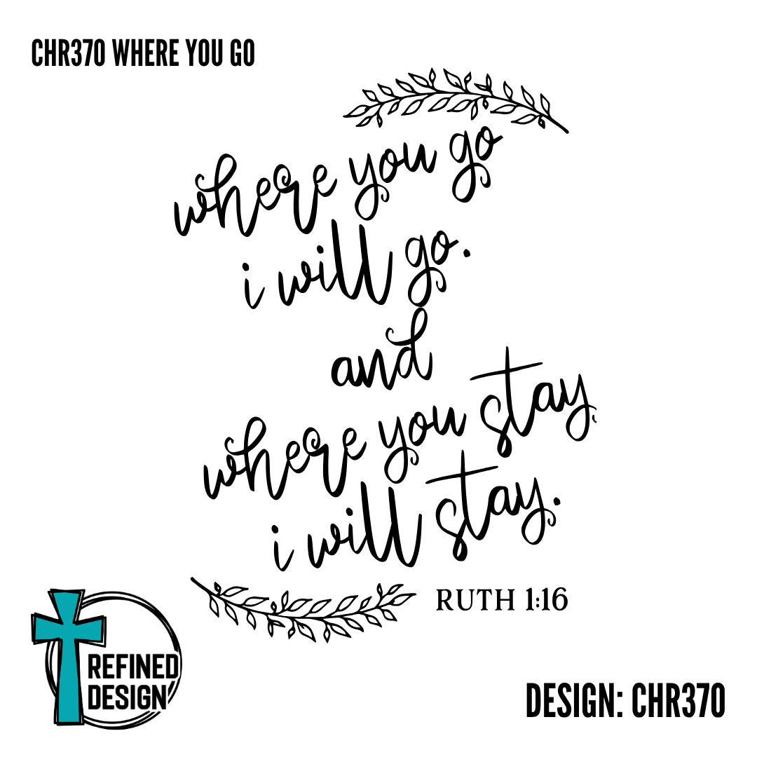 CHR370 Where You Go