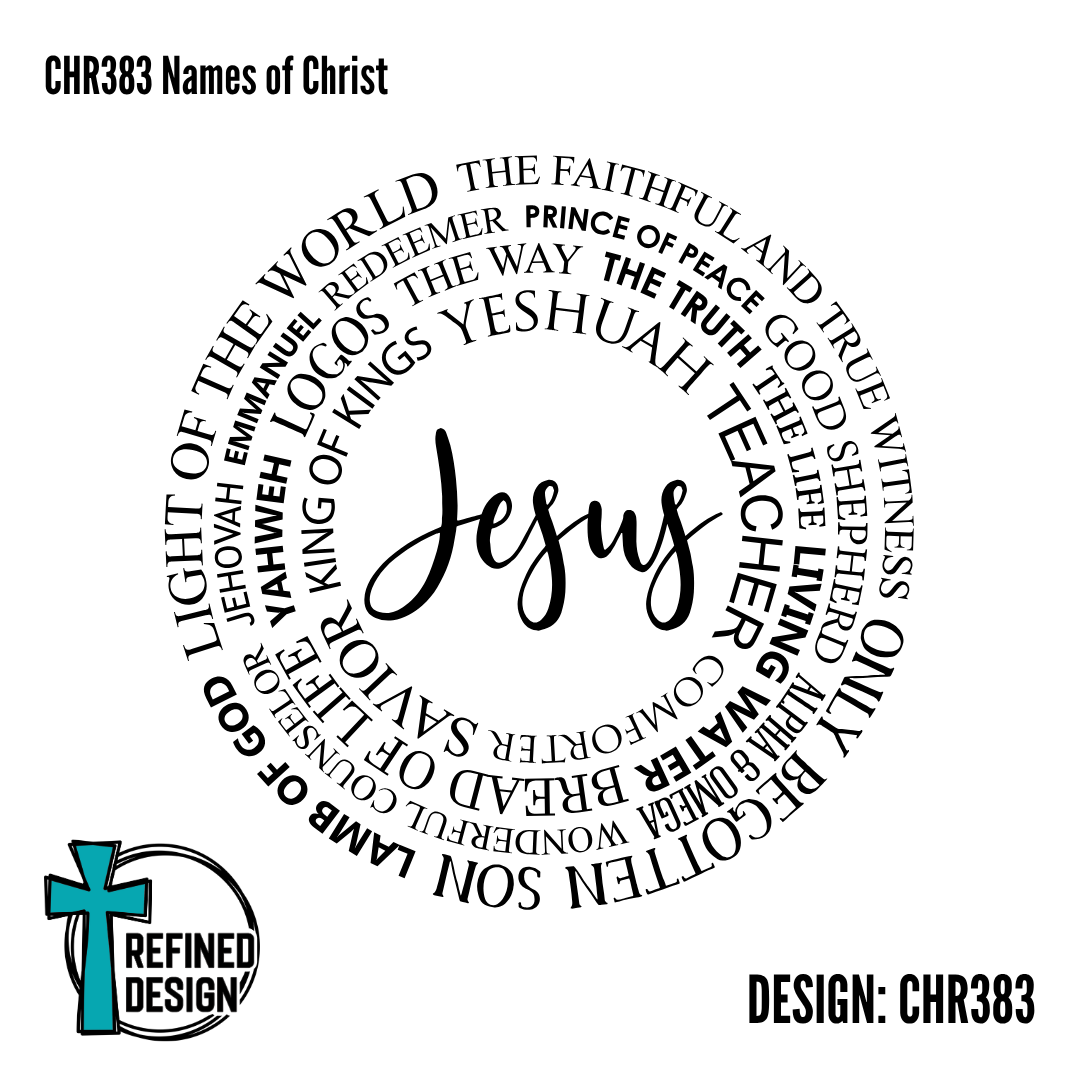 CHR383 Names of Christ