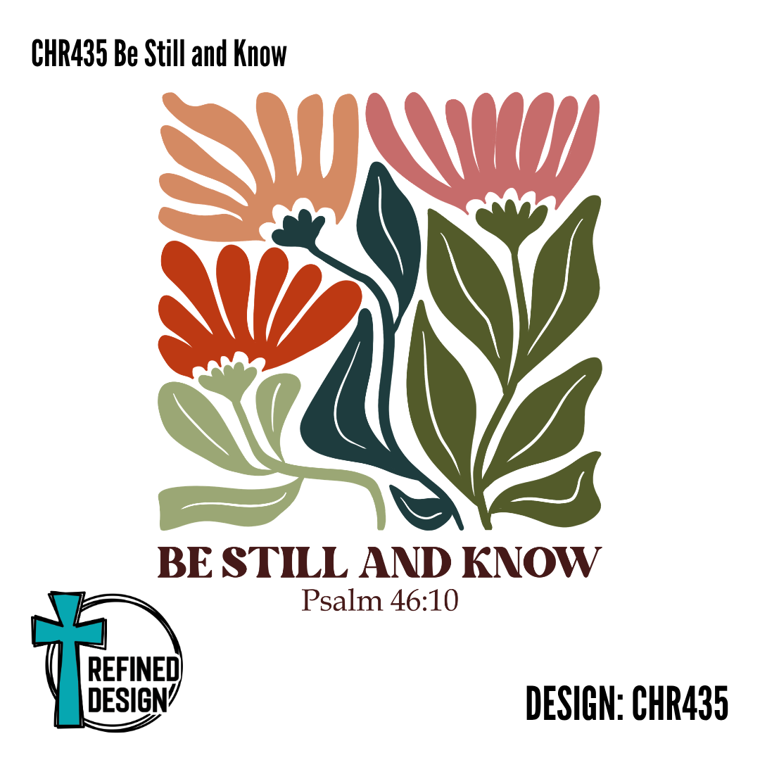 CHR435 Be Still and Know