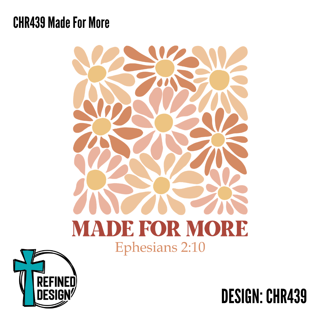 CHR439 Made For More