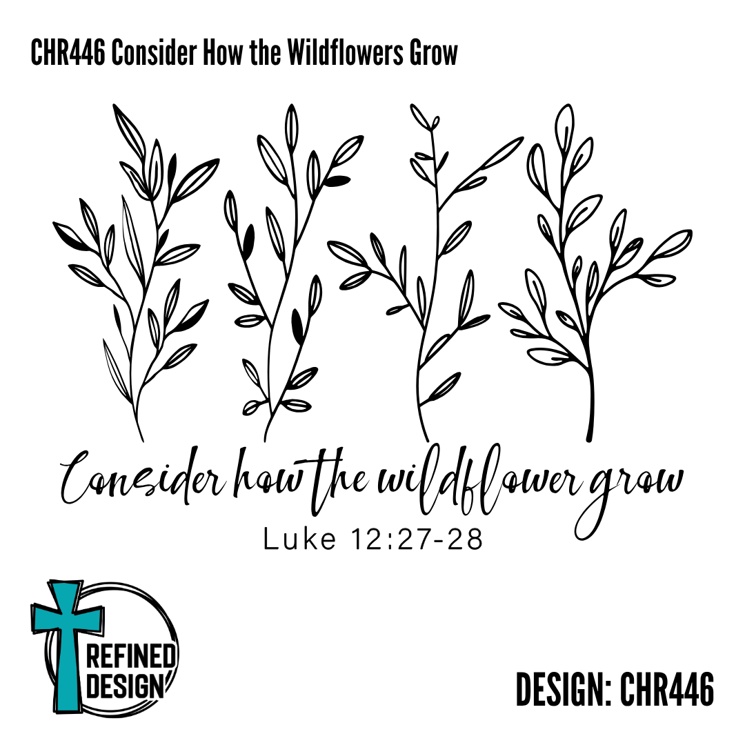 CHR446 Consider How the Wildflowers Grow