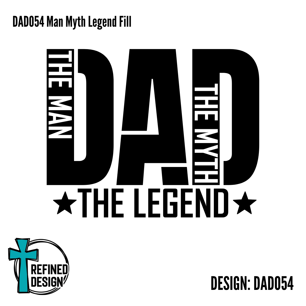 DAD054 Man Myth Legend Fill