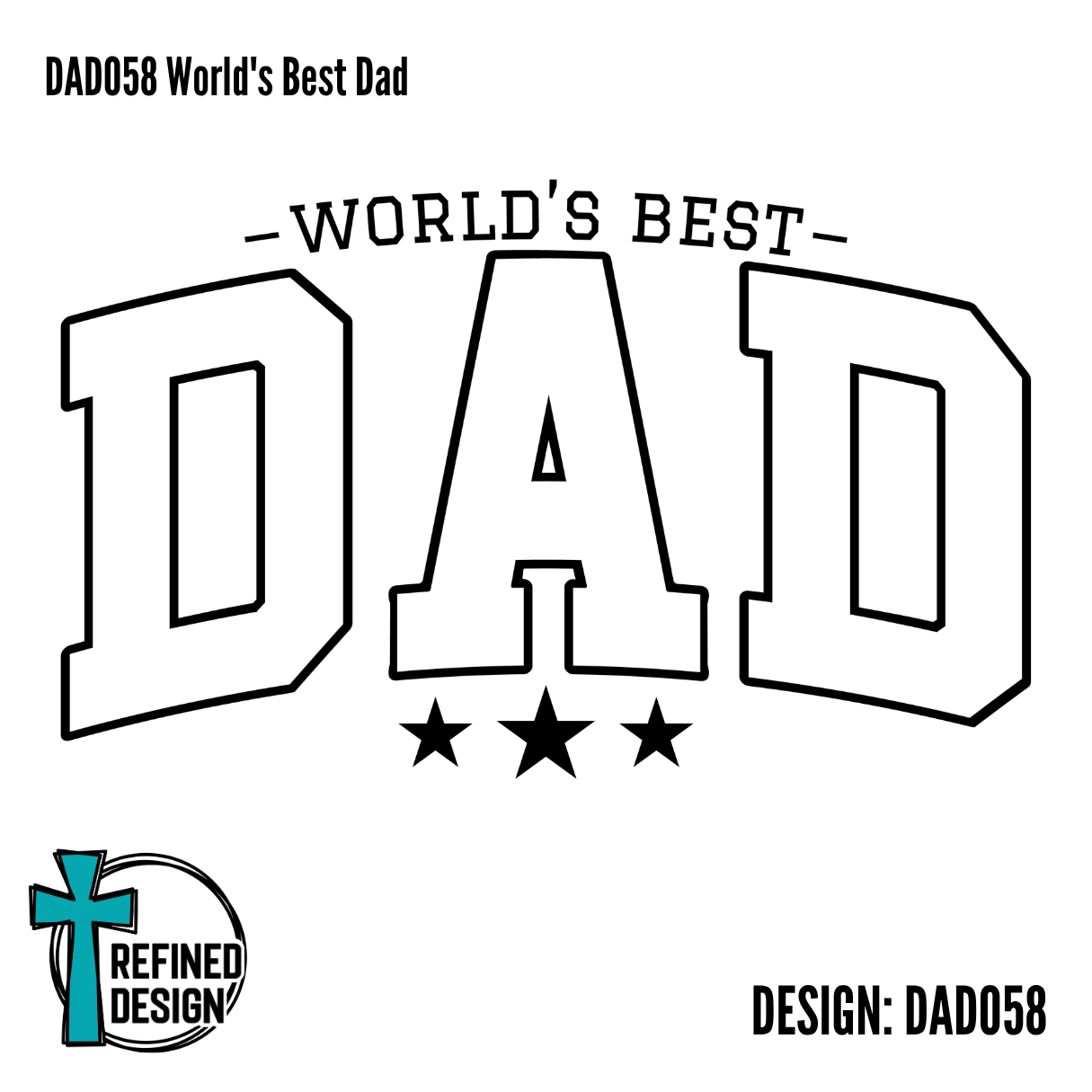 DAD058 World's Best Dad