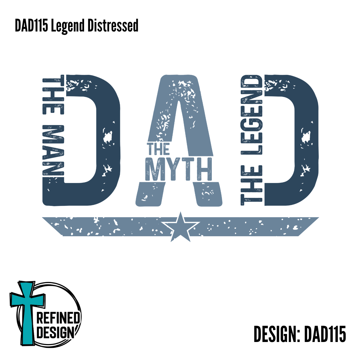 DAD115 Legend Distressed