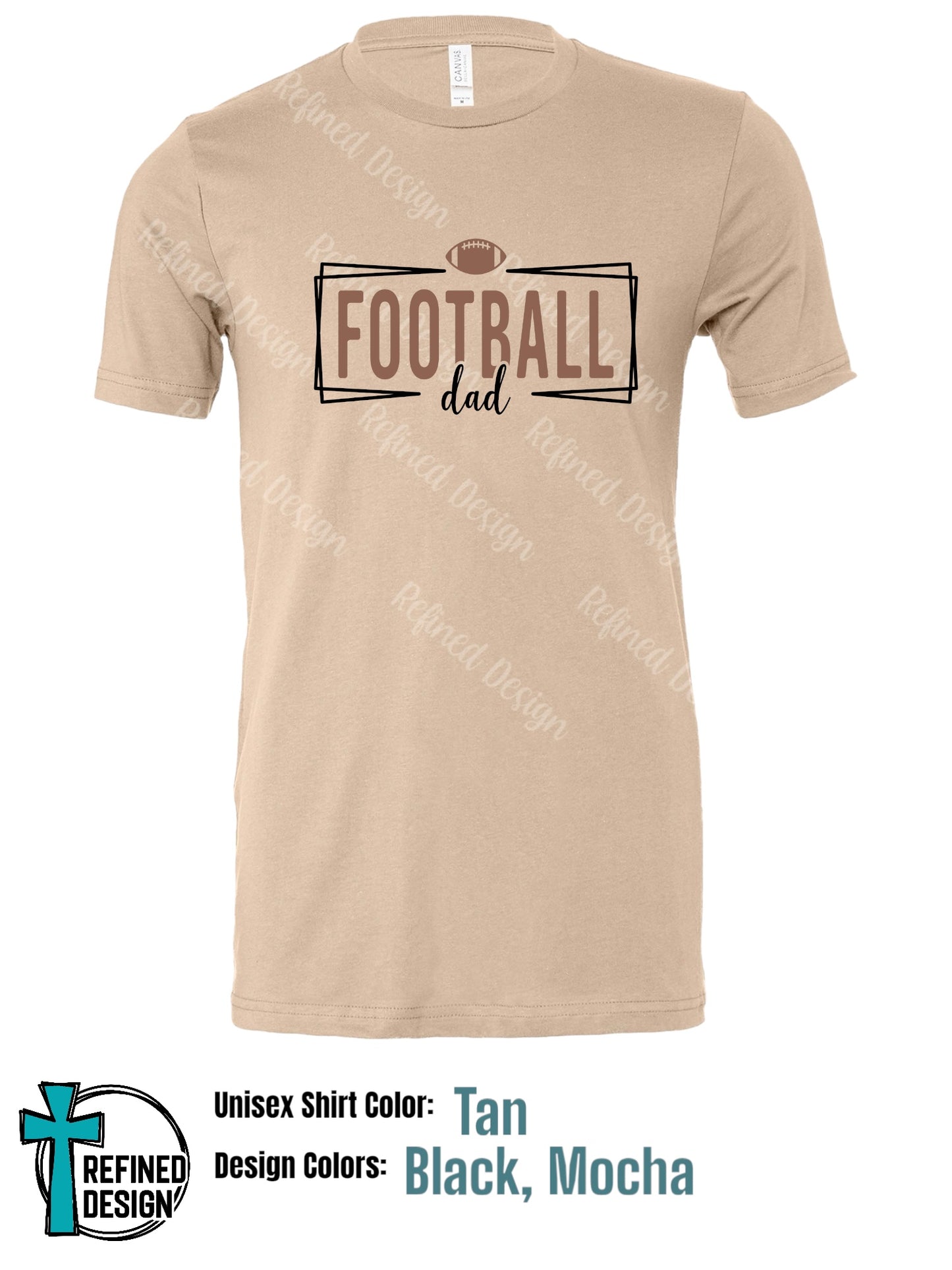“Football Dad” Rectangle T-Shirt