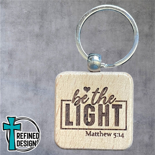 “Be The Light” Keychain