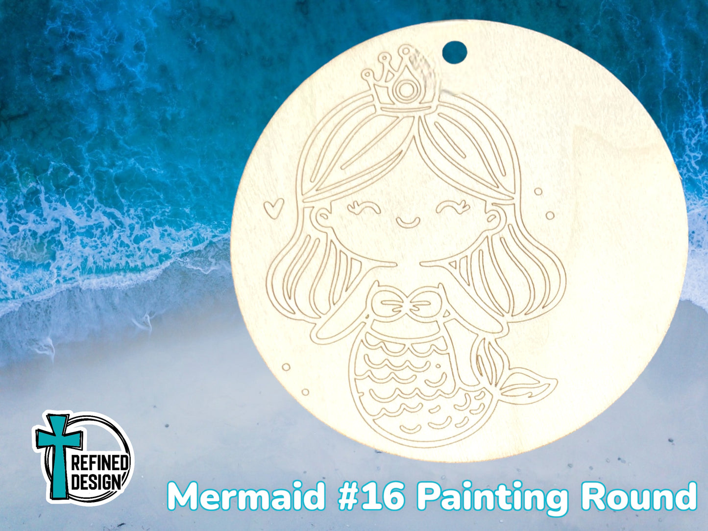 Mermaid #16 DIY Craft Round