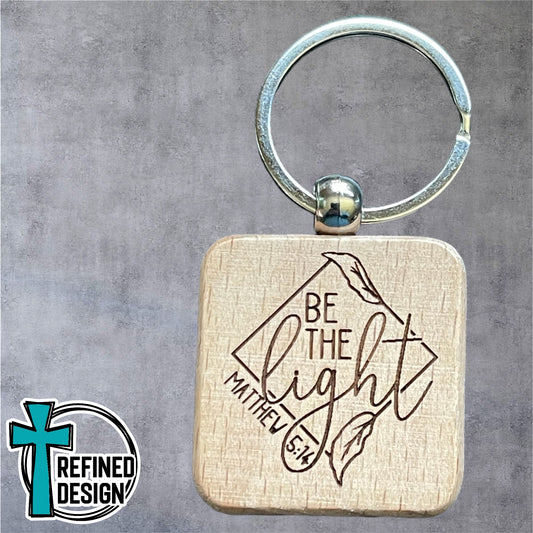 “Be The Light” Keychain