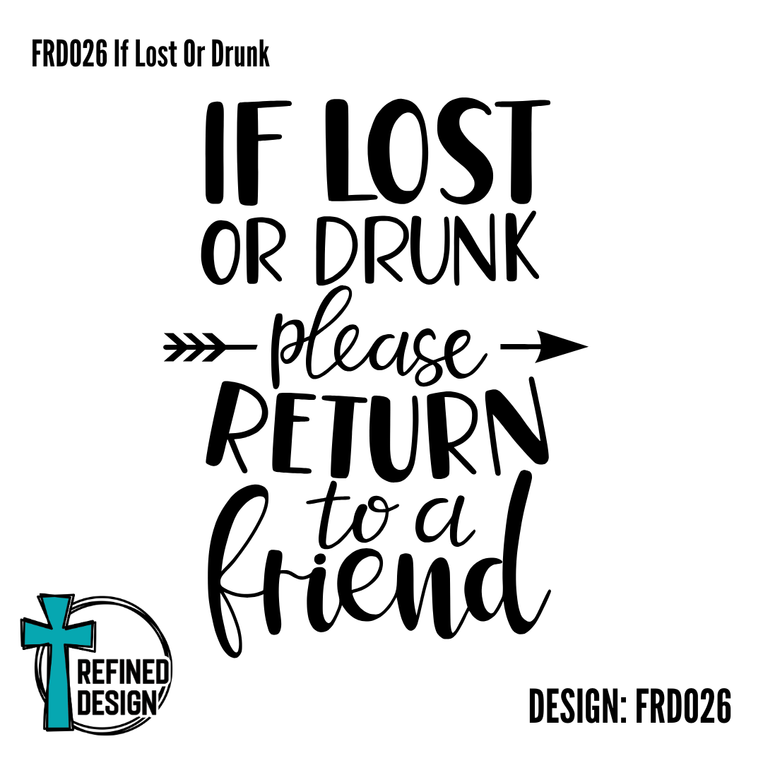 FRD026 If Lost Or Drunk