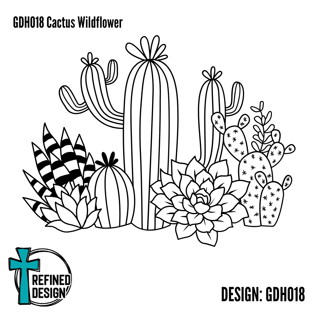 GDH018 Cactus Wildflower